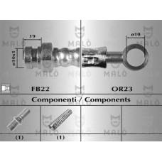 MALO Ελαστικοί σωλήνες φρένων (μαρκούτσια) 8694