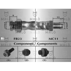 MALO Ελαστικοί σωλήνες φρένων (μαρκούτσια) 8900