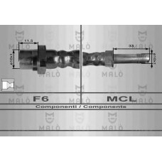 MALO Ελαστικοί σωλήνες φρένων (μαρκούτσια) 8909