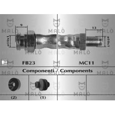 MALO Ελαστικοί σωλήνες φρένων (μαρκούτσια) 8917