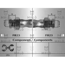 MALO Ελαστικοί σωλήνες φρένων (μαρκούτσια) 8921