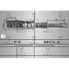 MALO Ελαστικοί σωλήνες φρένων (μαρκούτσια) 8931