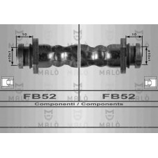 MALO Ελαστικοί σωλήνες φρένων (μαρκούτσια) 8952