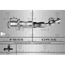 MALO Ελαστικοί σωλήνες φρένων (μαρκούτσια) 8954