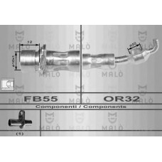 MALO Ελαστικοί σωλήνες φρένων (μαρκούτσια) 8961