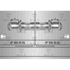 MALO Ελαστικοί σωλήνες φρένων (μαρκούτσια) 8965