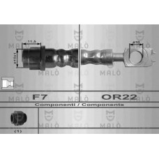 MALO Ελαστικοί σωλήνες φρένων (μαρκούτσια) 8966