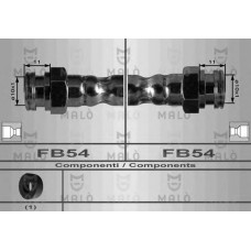 MALO Ελαστικοί σωλήνες φρένων (μαρκούτσια) 8969