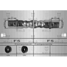MALO Ελαστικοί σωλήνες φρένων (μαρκούτσια) 8972