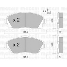 METELLI Σετ τακάκια 22-0340-0