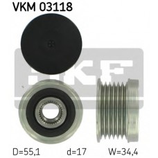 SKF Ελεύθερη περιστροφή δυναμού VKM 03118
