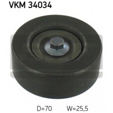 SKF Τροχαλία παρέκκλισης ιμάντα poly-V VKM 34034
