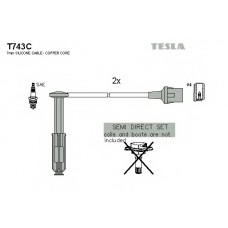 TESLA Μπουζοκαλώδια & Εξαρτήματα Σύνδεσης T743C