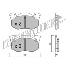 TRUSTING Σετ τακάκια 040.0