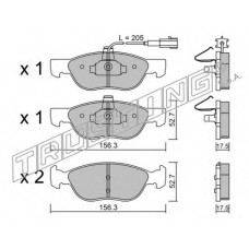 TRUSTING Σετ τακάκια 084.0
