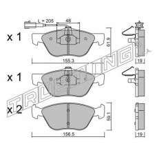 TRUSTING Σετ τακάκια 085.2