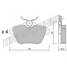 TRUSTING Σετ τακάκια 115.0