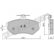 TRUSTING Σετ τακάκια 224.1