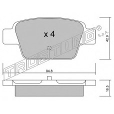 TRUSTING Σετ τακάκια 332.0