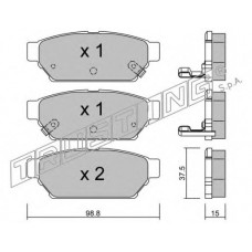 TRUSTING Σετ τακάκια 411.0