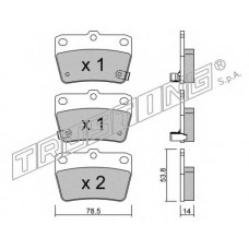TRUSTING Σετ τακάκια 446.0