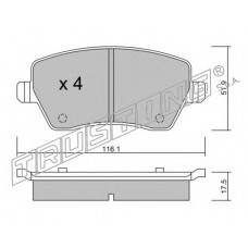TRUSTING Σετ τακάκια 501.0