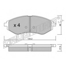 TRUSTING Σετ τακάκια 524.0