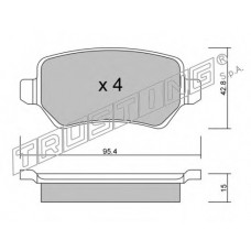 TRUSTING Σετ τακάκια 558.1