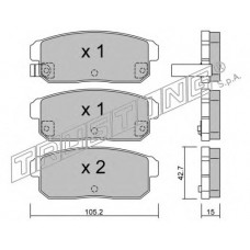 TRUSTING Σετ τακάκια 749.0