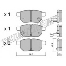 TRUSTING Σετ τακάκια 762.0