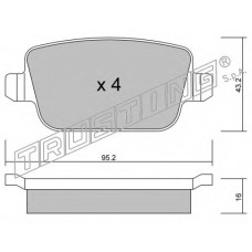 TRUSTING Σετ τακάκια 796.0