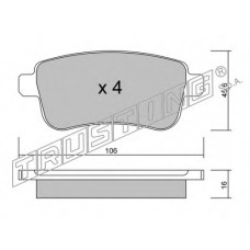 TRUSTING Σετ τακάκια 834.0
