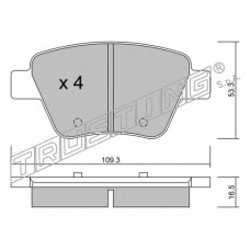 TRUSTING Σετ τακάκια 906.0