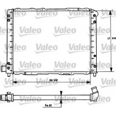 VALEO Ψυγείο κινητήρα 731276