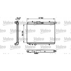 VALEO Ψυγείο κινητήρα 732307